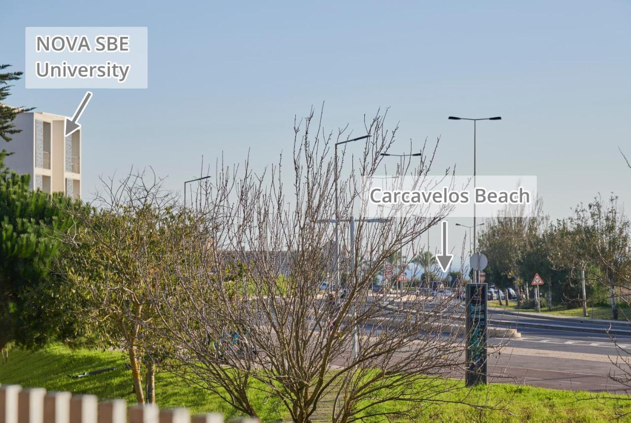 Sunny Apartament At Carcavelos Beach, By Timecooler Exterior foto