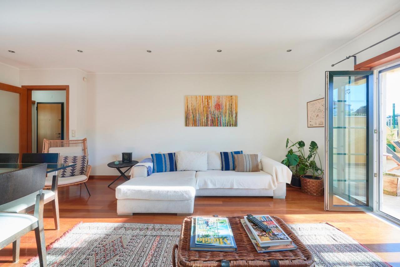 Sunny Apartament At Carcavelos Beach, By Timecooler Exterior foto